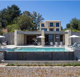 3 bedroom villa with pool & sea view, near Acharavi, sleeps 6